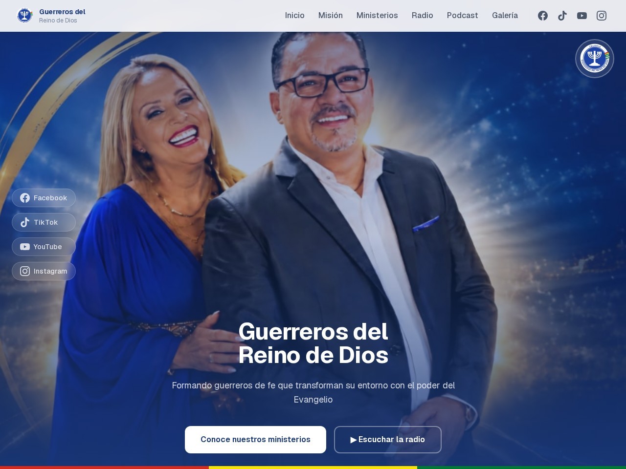 Sitio web de Guerreros del Reino de Dios