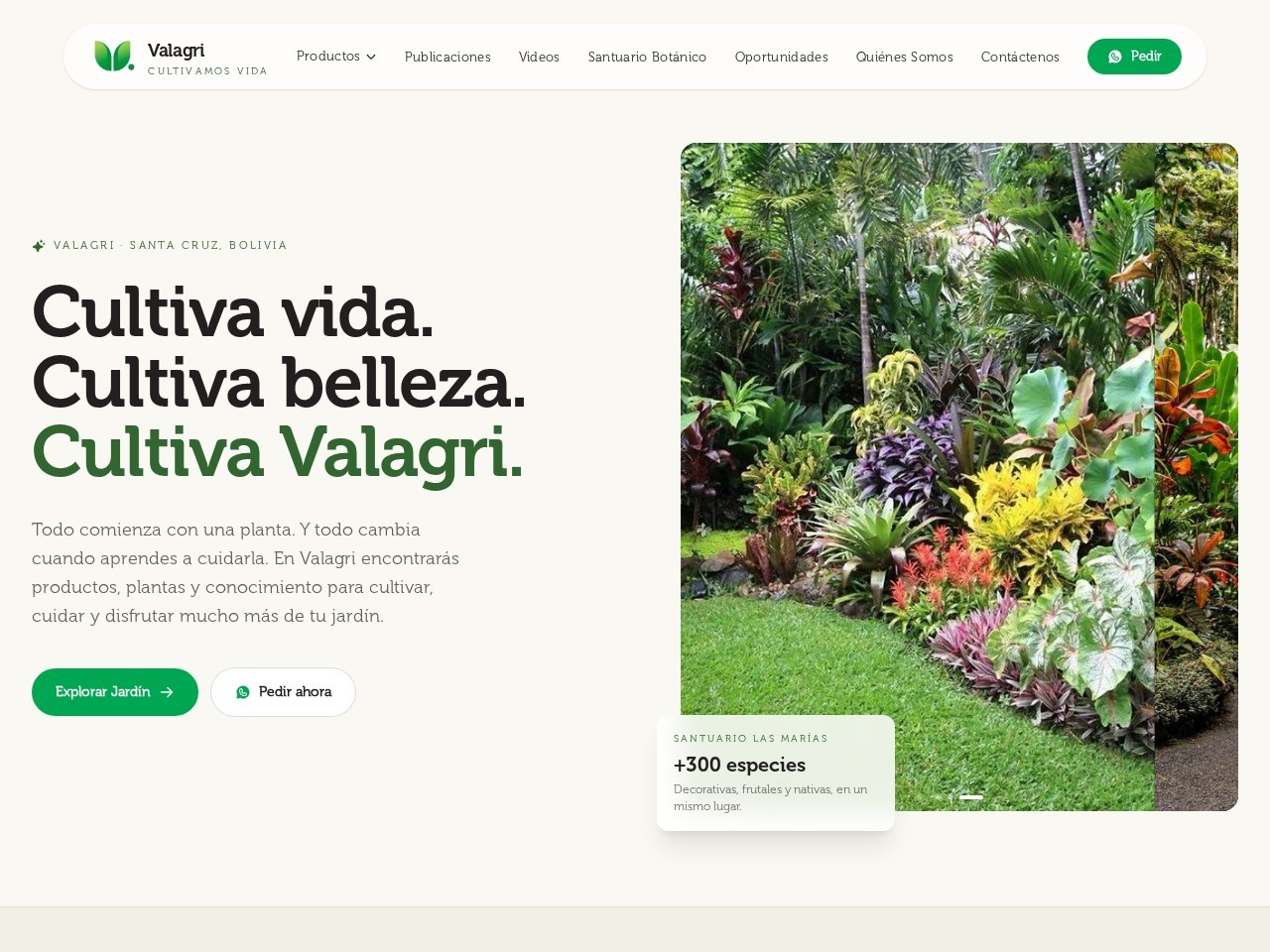 Sitio web de Valagri